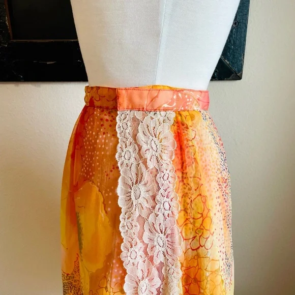Vintage 1970’s Koos Van Den Akker Boho Skirt